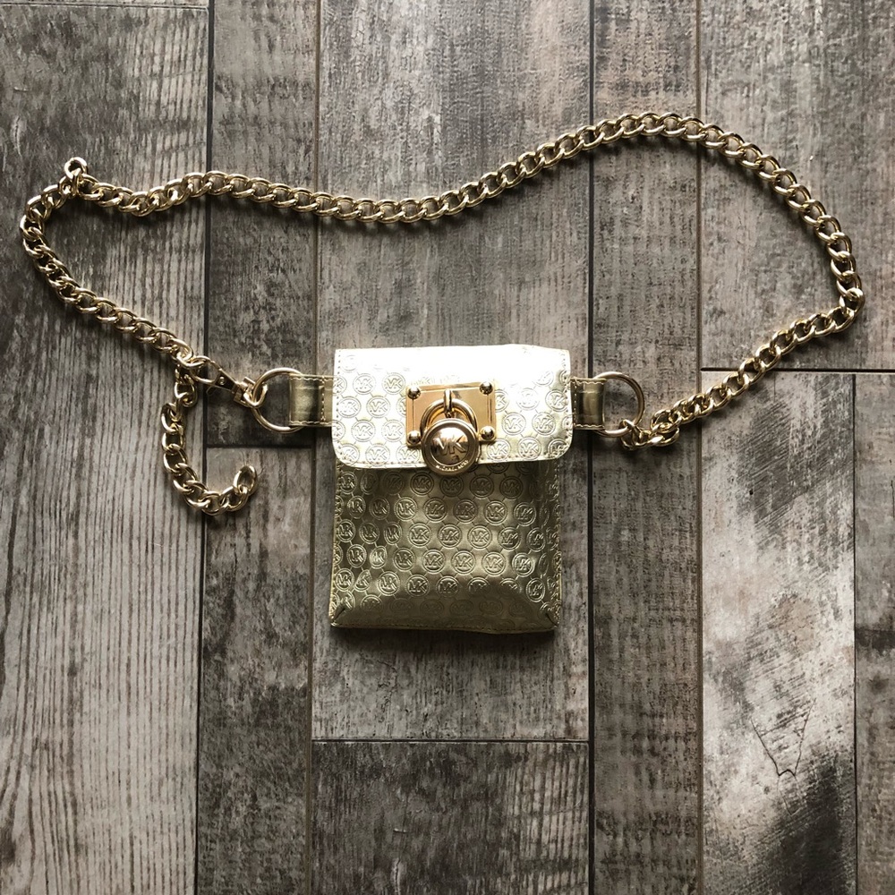 Michael Kors Chain Belt Purse / Fanny Pack